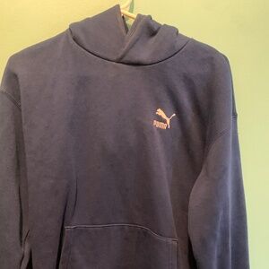 Blue puma hoodie